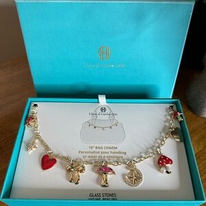 House of Harlow 1960 Gold Bag Charm NIB